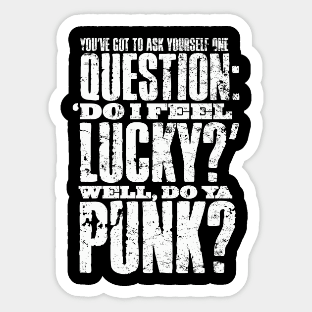 Feeling Lucky Punk? Sticker by MindsparkCreative